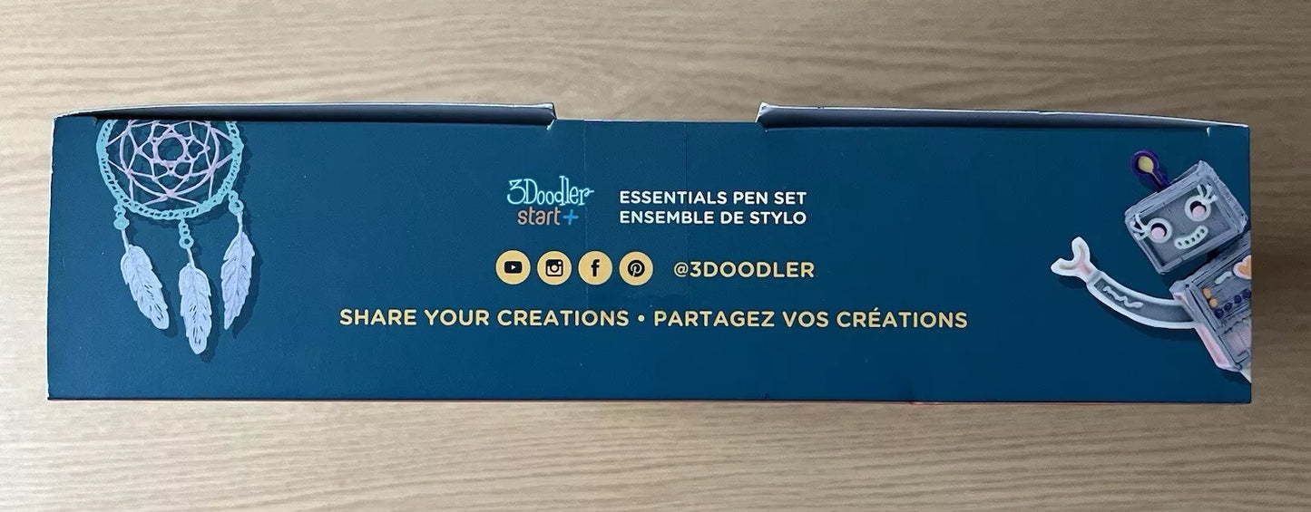 3Doodler Start+ 3D Pen Complete Creative Bundle Printing Pen for Kids Brand New