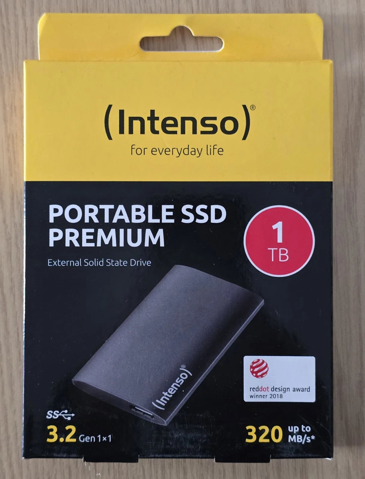 Intenso Portable SSD 1TB Premium With 320MB/s Brand New Sealed