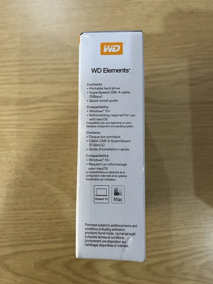 WD Elements Portable 6TB External Hard Drive Brand New Sealed