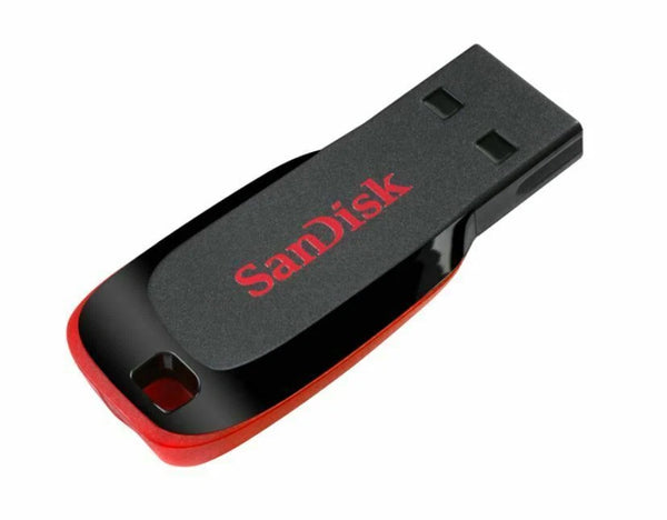SanDisk 128GB Cruzer Blade USB 2.0 Flash Memory Stick Pen Drive.