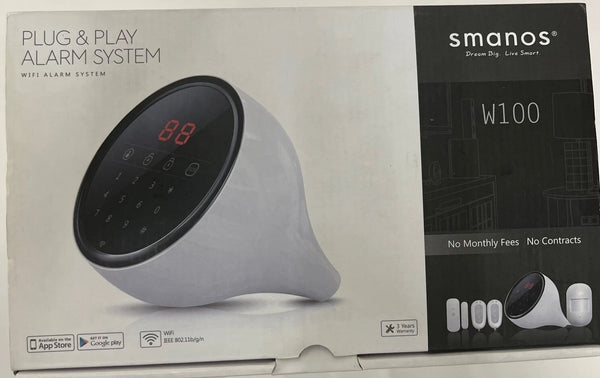 Smanos W100 Wifi Wireless Alarm System + Outdoor Siren