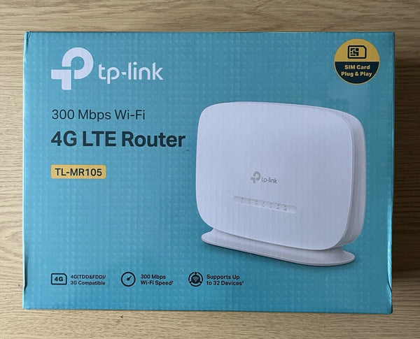 TP-Link TL-MR105 Wireless N 4G Router Nano Sim Unlocked 300Mbps Cat4 LTE Network