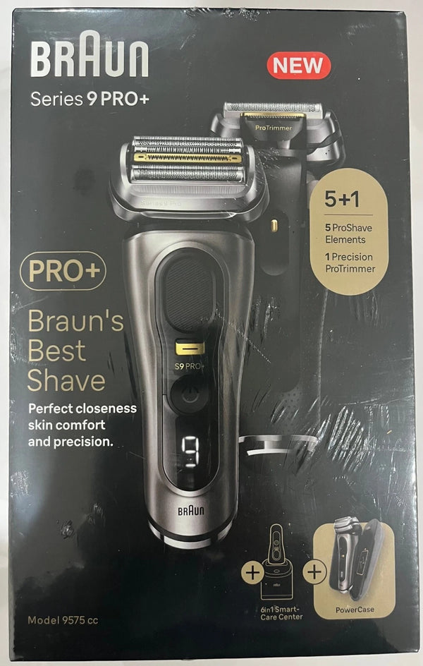 Braun Series 9 Pro Shaver with Cleaning & Charging Station & Power Case, 9575cc