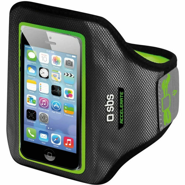 SBS MOBILE UNIVERSAL ARMBAND FOR SMARTPHONE ACCERALATE GREEN XL