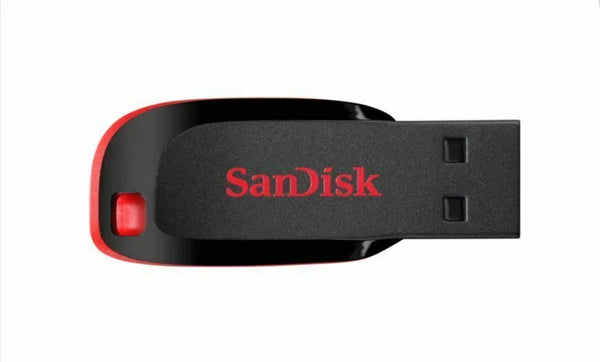 SanDisk 128GB Cruzer Blade USB 2.0 Flash Memory Stick Pen Drive.
