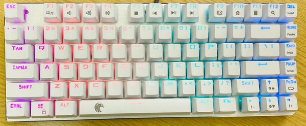 TKL Wireless Gaming Keyboard Mechanical Bluetooth & Type-C Wired Rainbow LED