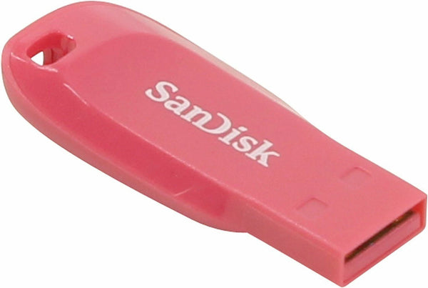 Sandisk 64gb Cruzer Blade USB Flash Drive- Pink.
