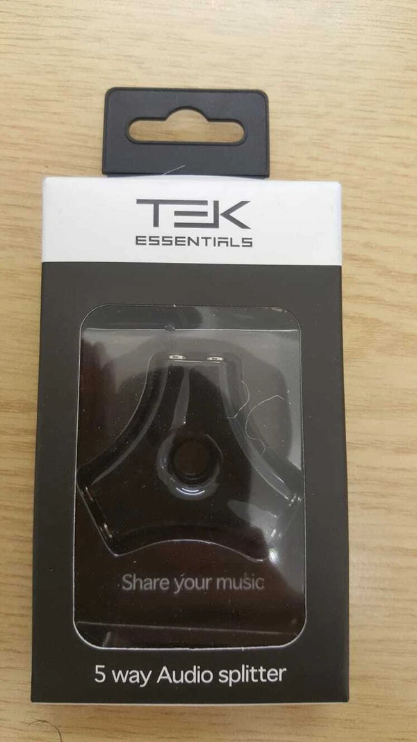 TEK Essentials 5 Way Audio Splitter