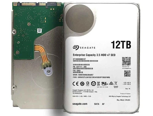 Seagate Enterprise 12TB Internal HDD 3.5" SATA3 ST12000NM0127 PC CCTV NAS XBOX