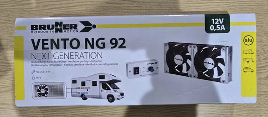 BRUNNER VENTO NG92 12V FRIDGE FAN  Adjustable Fans for Motorhome Caravan Fridge