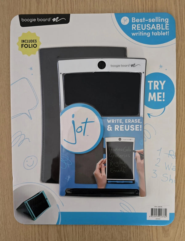 Boogie Board Jot with Folio and Stylus Writing Tablet Drawing Board-Brand New