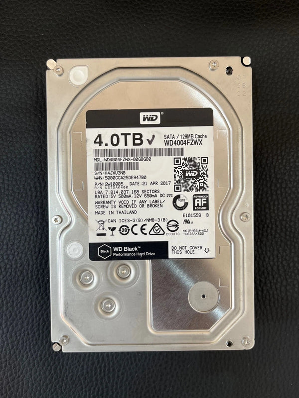WD BLACK 4TB 7.2K 128MB SATA III 3.5'' WD4004FZWX
