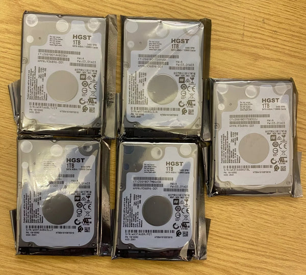HGST 1TB 5400RPM 32MB 2.5" Internal Hard Drive 1TB Laptop HDD-
