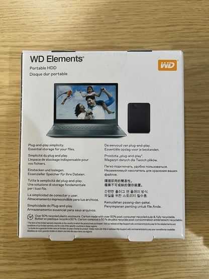 WD Elements Portable 6TB External Hard Drive Brand New Sealed