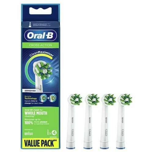 Oral B Cross Action Clean Maximiser Replacement Electric Toothbrush Head