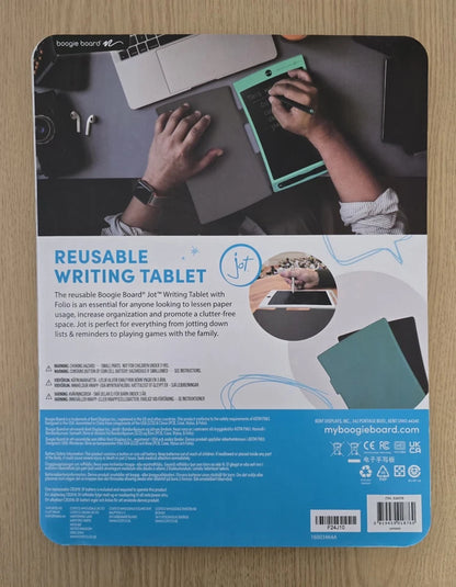 Boogie Board Jot with Folio and Stylus Writing Tablet Drawing Board-Brand New