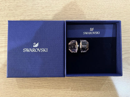 Swarovski Lucent stud earring Pink Gold-tone plated - Brand New